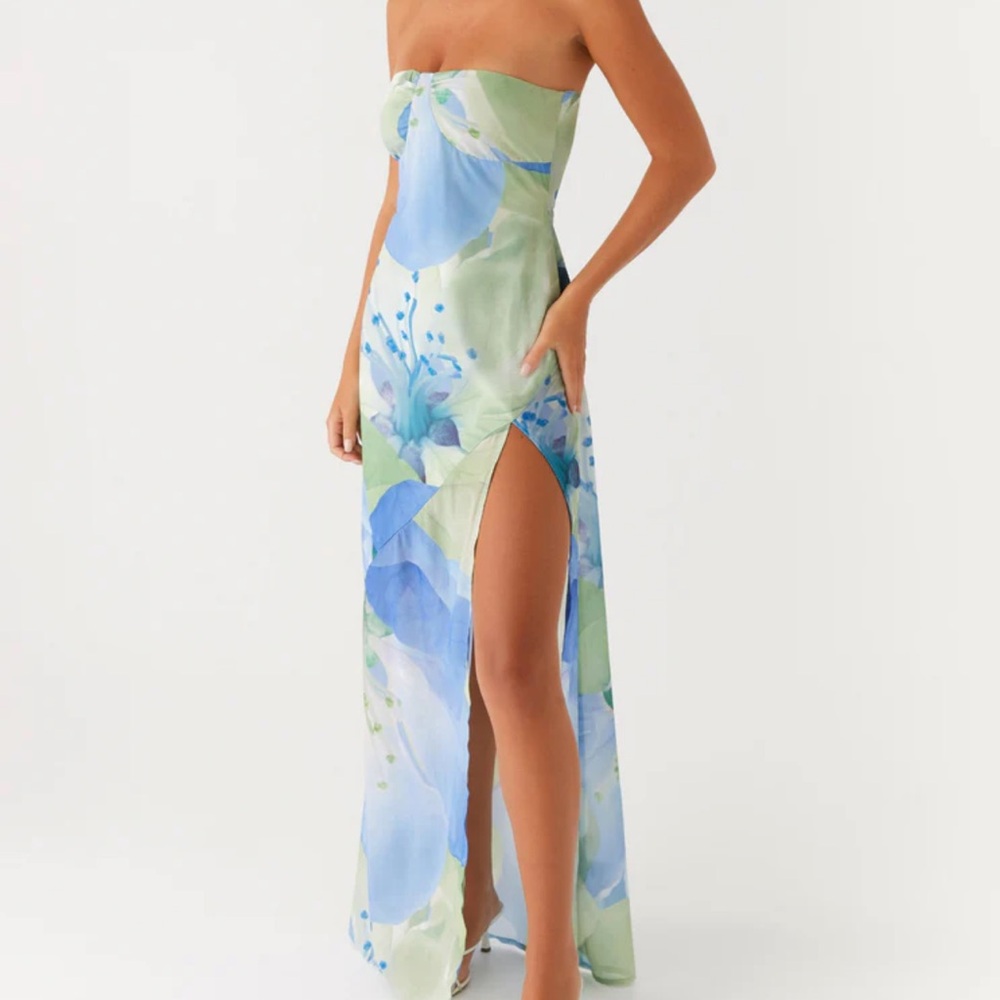 Peppermayo Floral Maxi Dress - Blue and Green - Picture 5 of 5